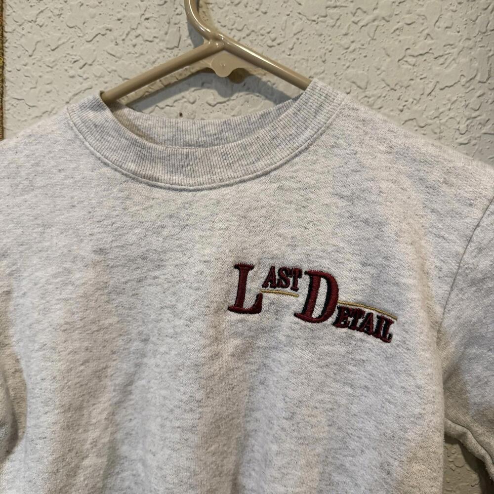Vintage 70’s RARE The Last‎ Detail Navy Movie Promo Kids Sweatshirt Size 5/6 - Picture 3 of 5